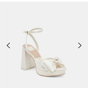 Dolce Vita Cream Block Heel Sandals
